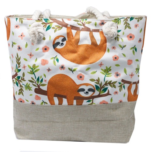 Rope handle bag - bag, sloths