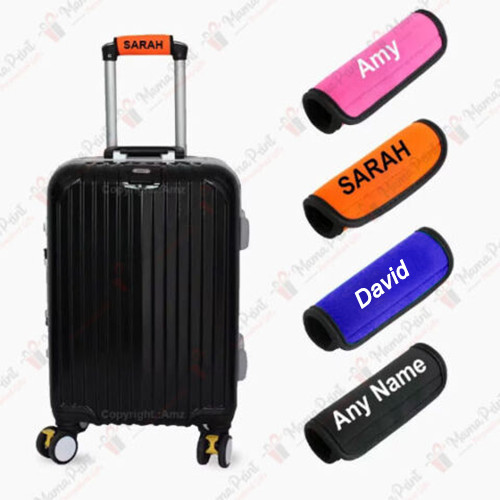 Personalised luggage handle - personalised,