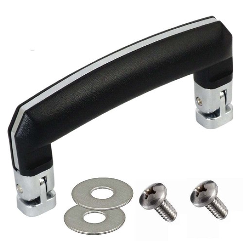 Black handle suitcase - black,