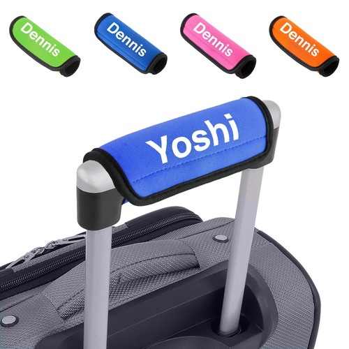 Personalised luggage handle - personalised,