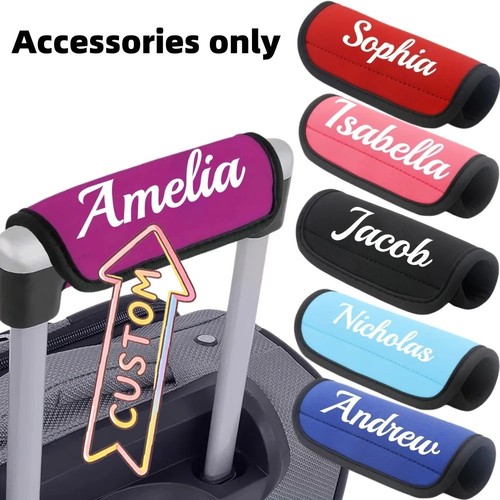 Personalised luggage handle - personalised,